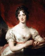 Sir Thomas Lawrence Portrait of Mary Anne Bloxam Sweden oil painting artist